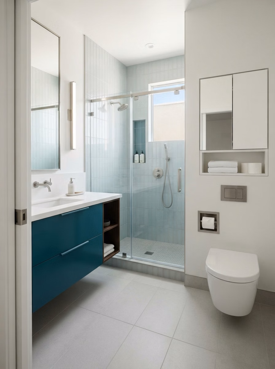 Bathroom Styles Compact Urban in San Diego.