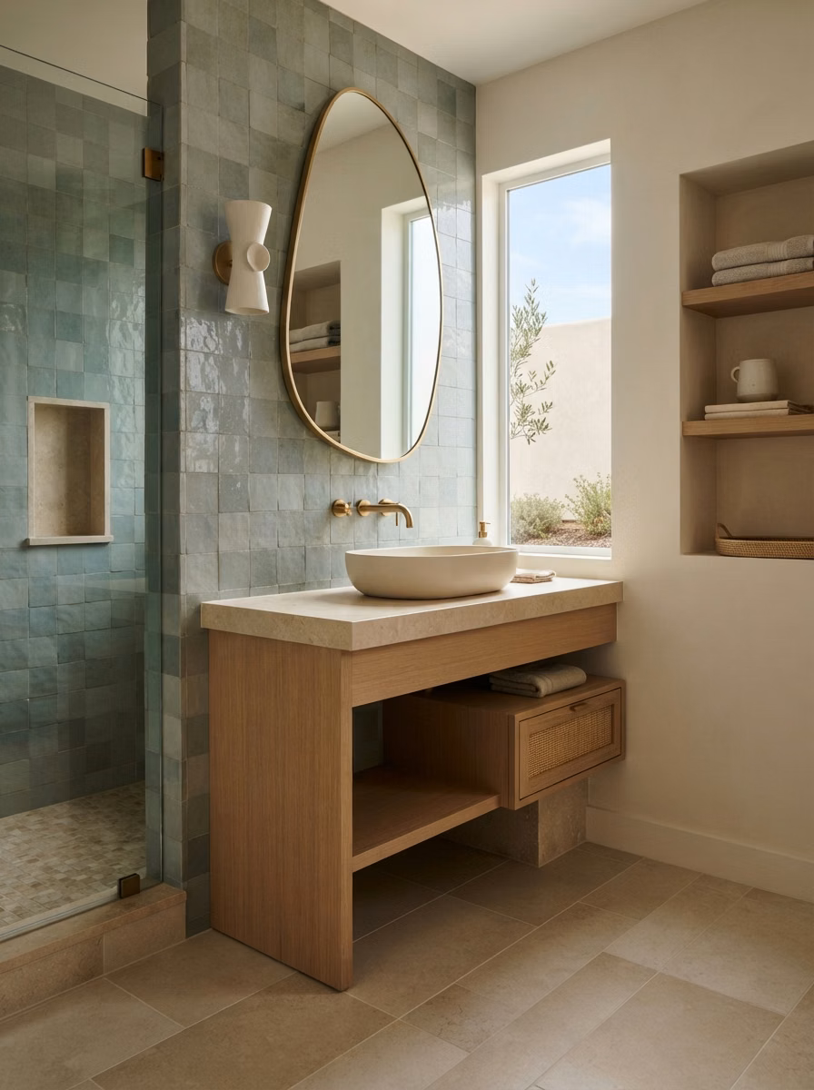 Bathroom Styles Organic Contemporary in San Diego.