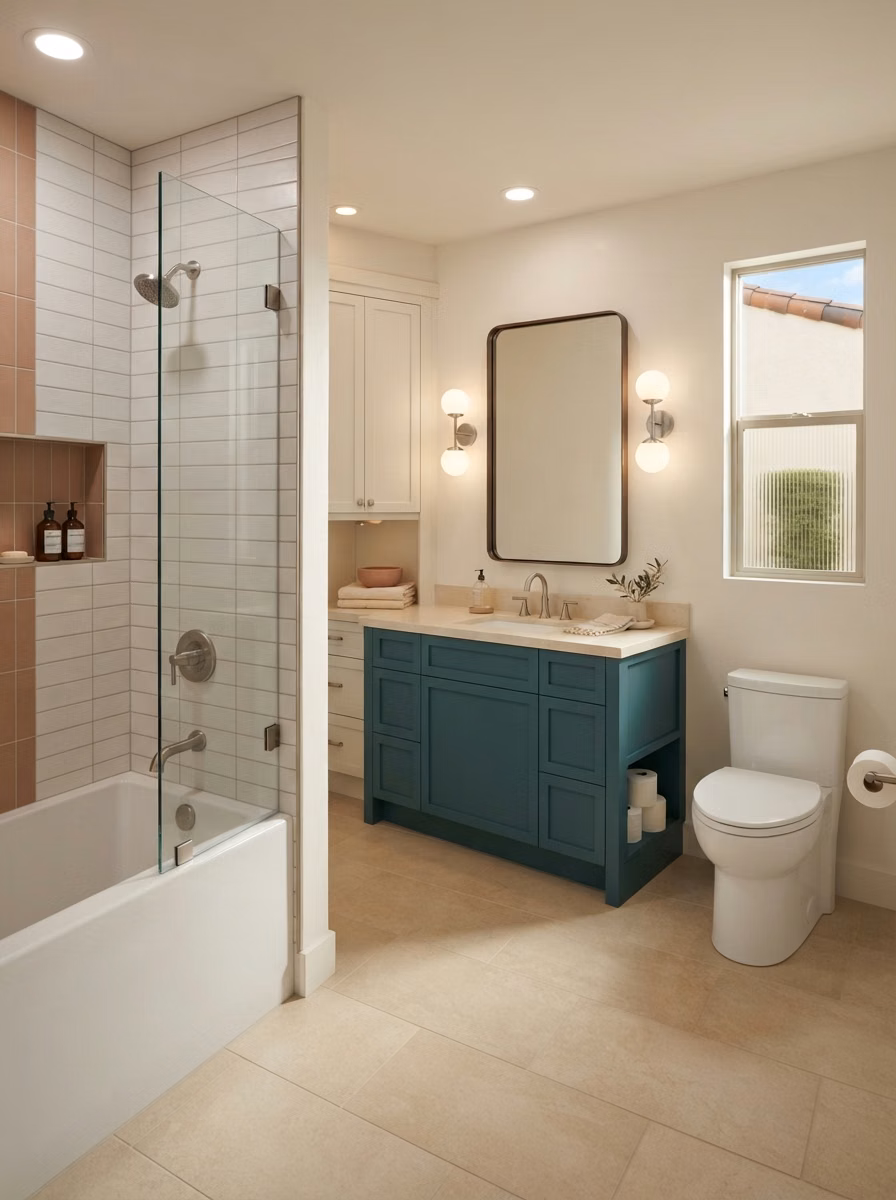 Bathroom Styles Transitional in San Diego.