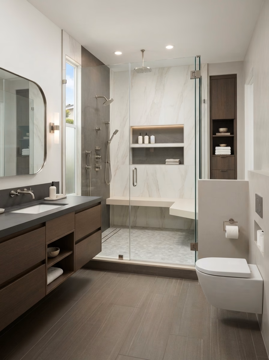 Custom Walk in Shower Gallery in San Diego.