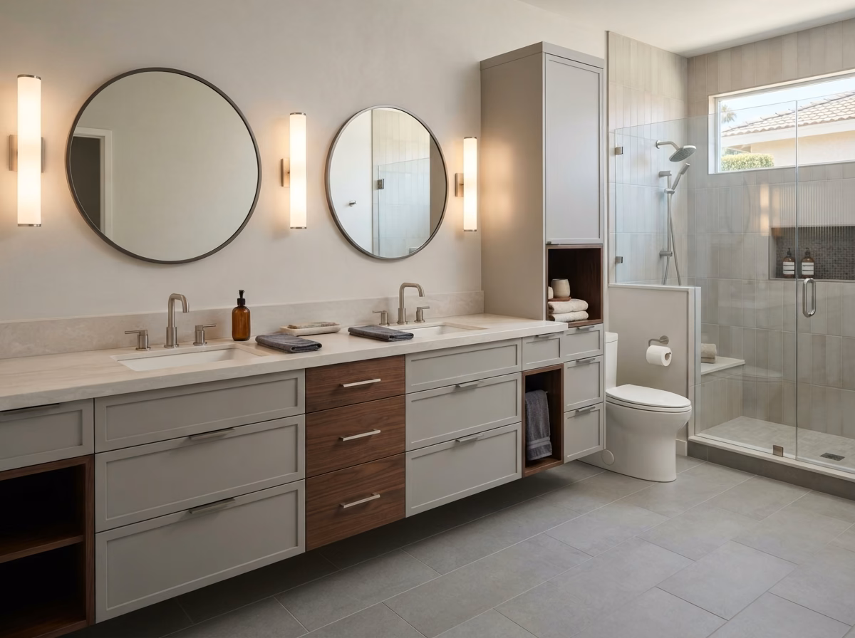Double Vanity  Gallery in San Diego.