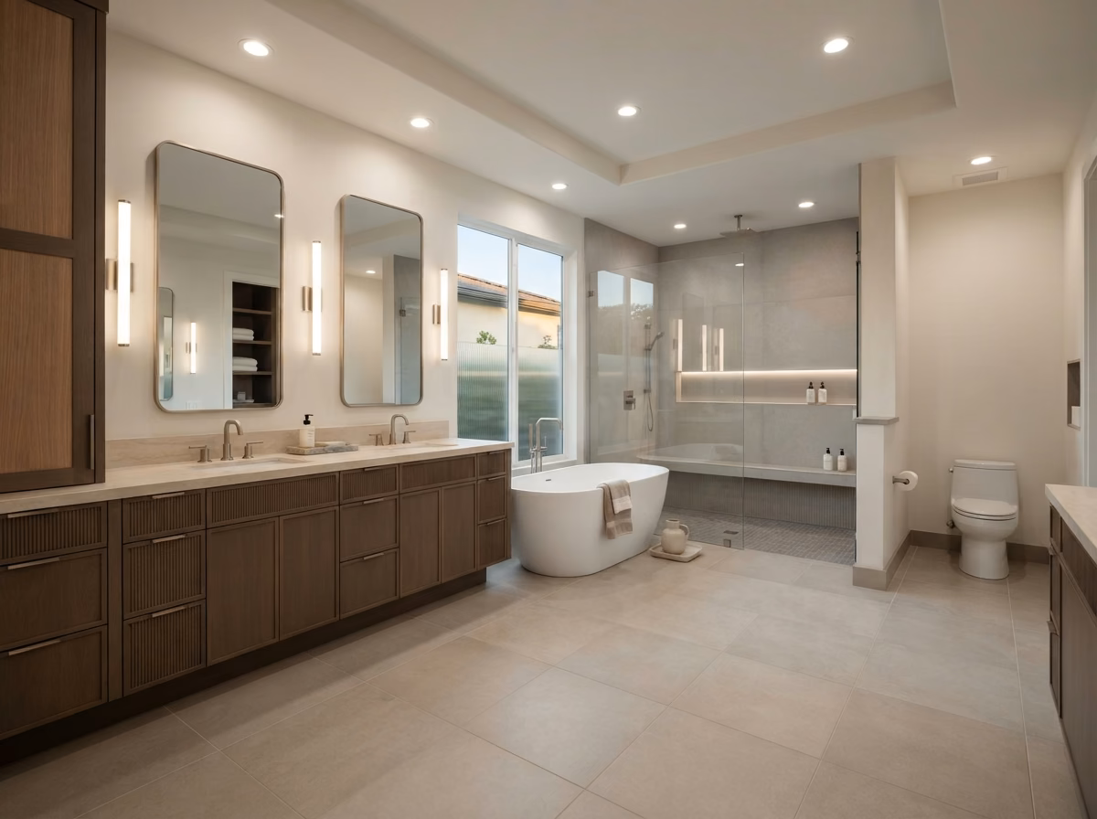 Larger Bathrooms Planning for the Space in San Diego.