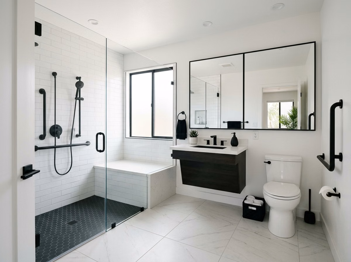 Accessible Bathroom Remodeling Accessible Bathroom Faqs in San Diego.