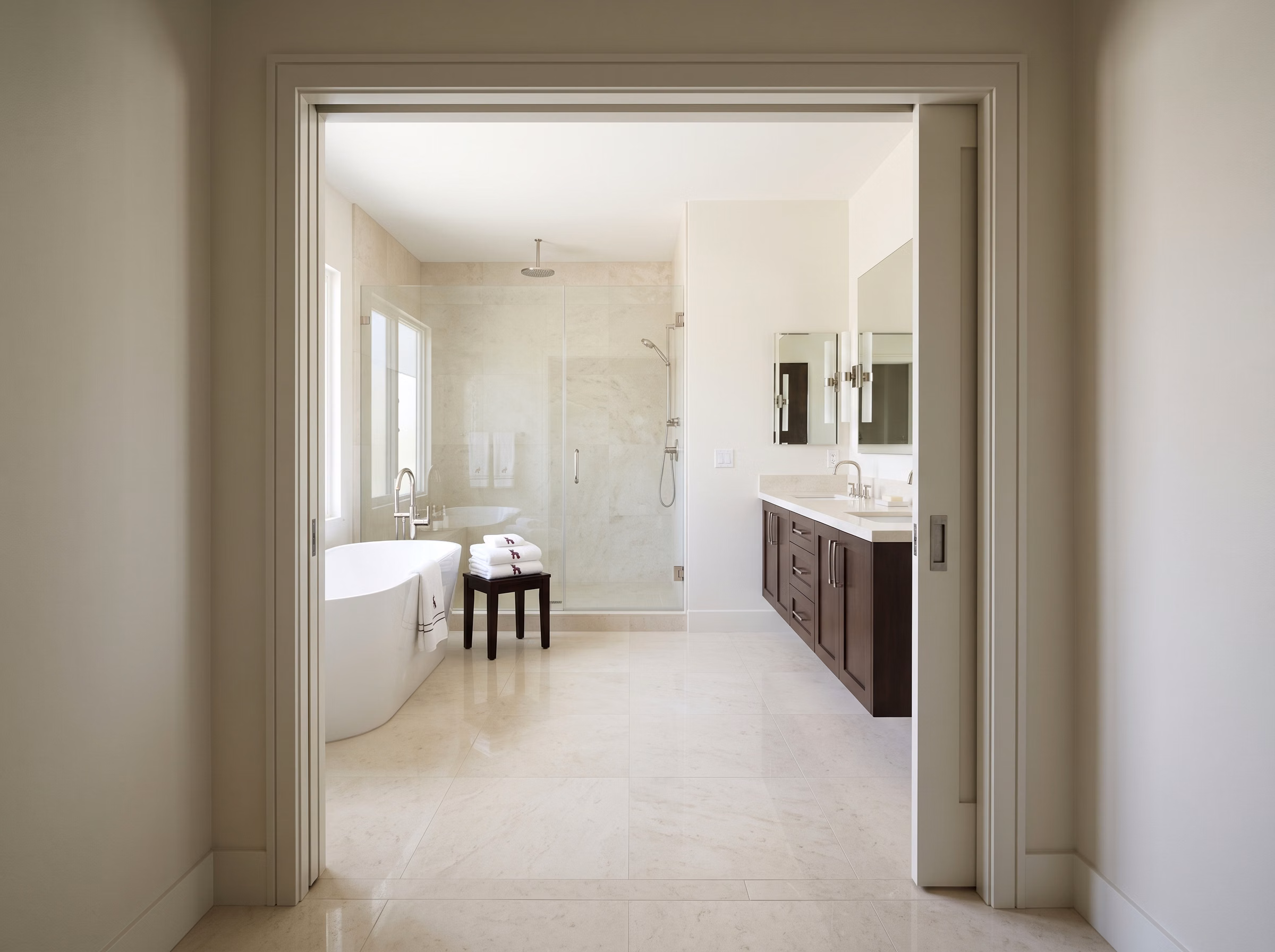 Accessible Bathroom Remodeling Entry Zone in San Diego.
