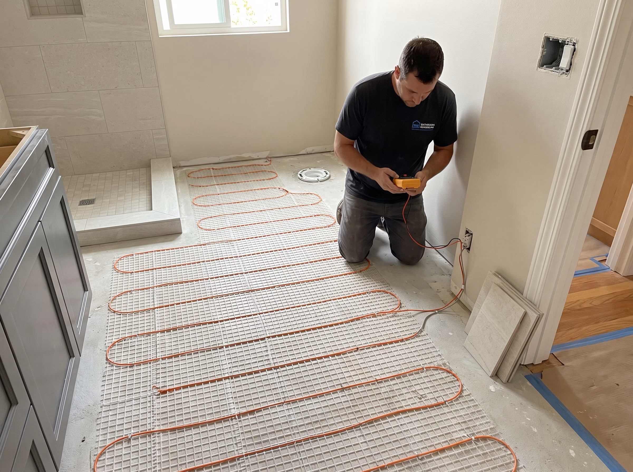Heated Floor Coordination Img in San Diego.