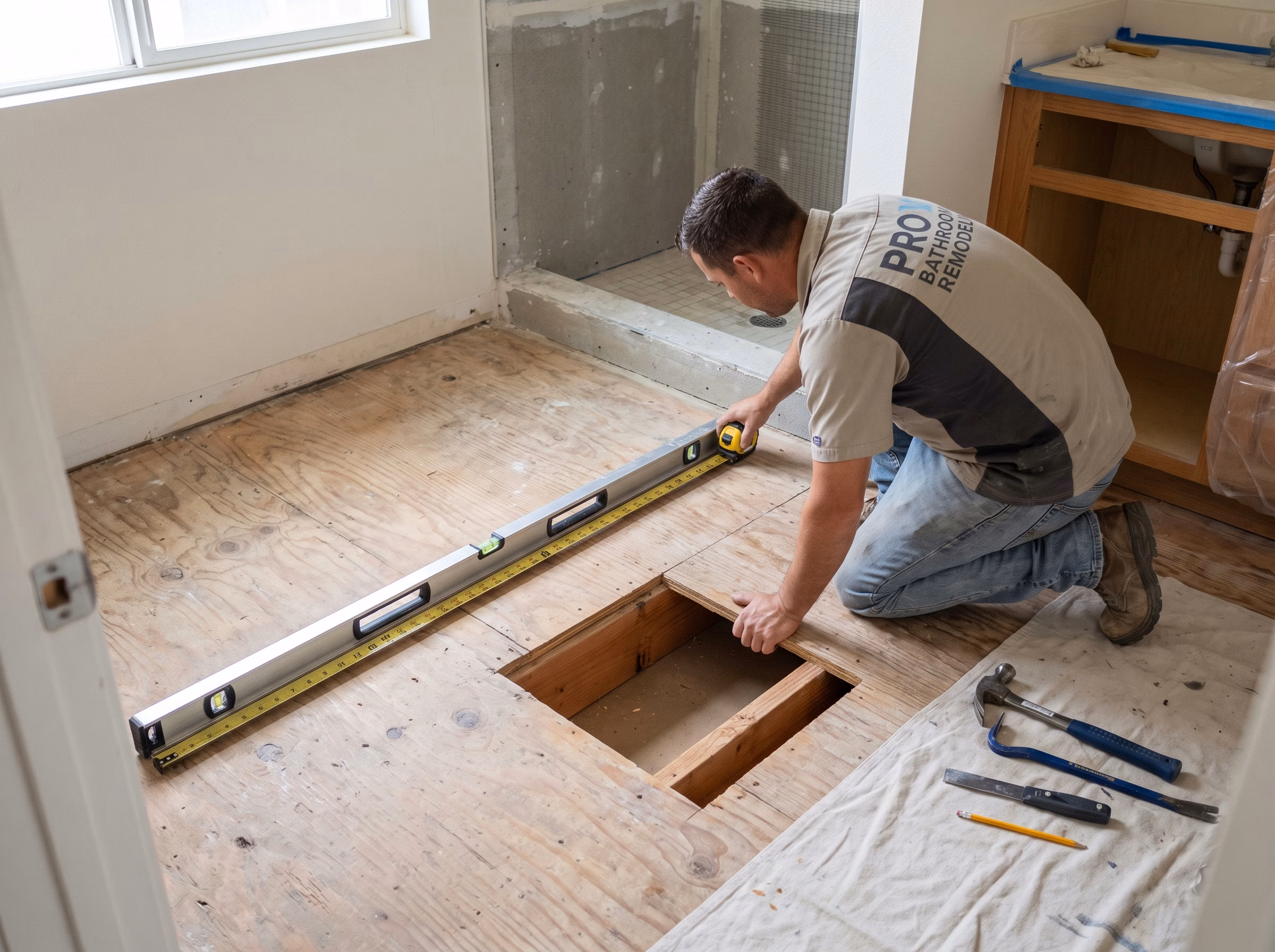 Subfloor and Underlayment Assessment in San Diego.