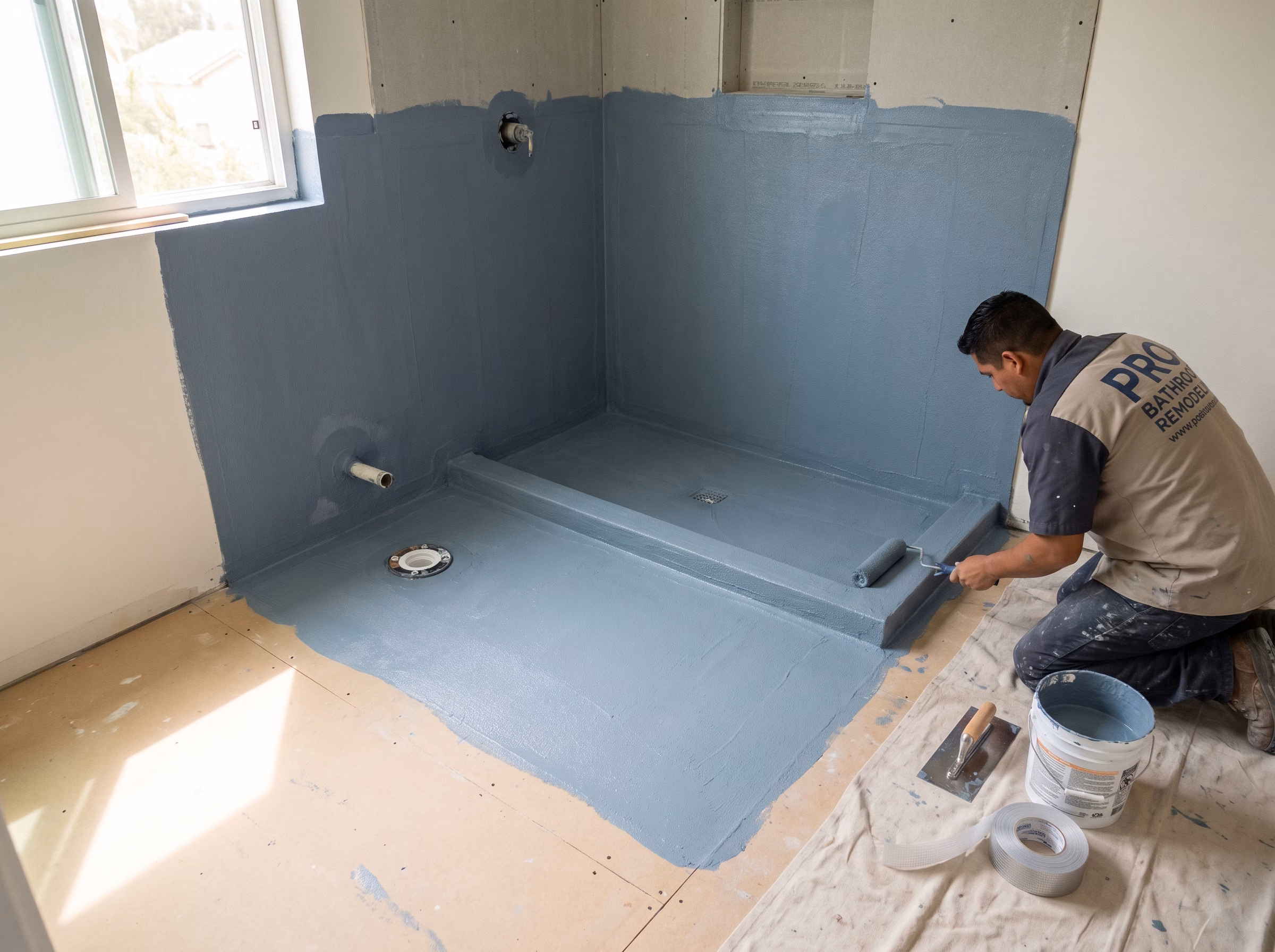 Waterproofing At Transitions in San Diego.