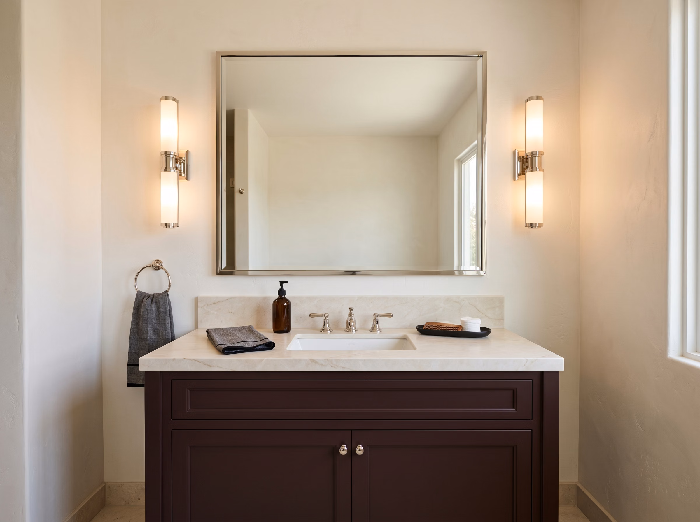 Bathroom Lighting Task Lighting Vanity Zone in San Diego.