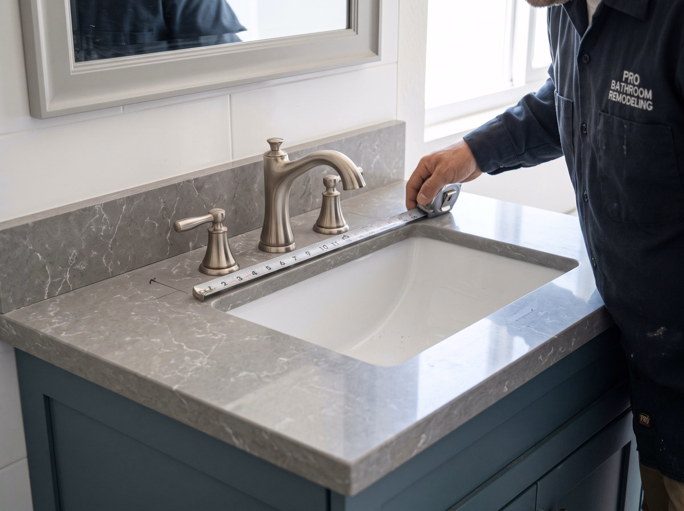 Vanity Sink Installation Countertop Faucet | San Diego Vanity Sink Installation Countertop Faucet in San Diego.