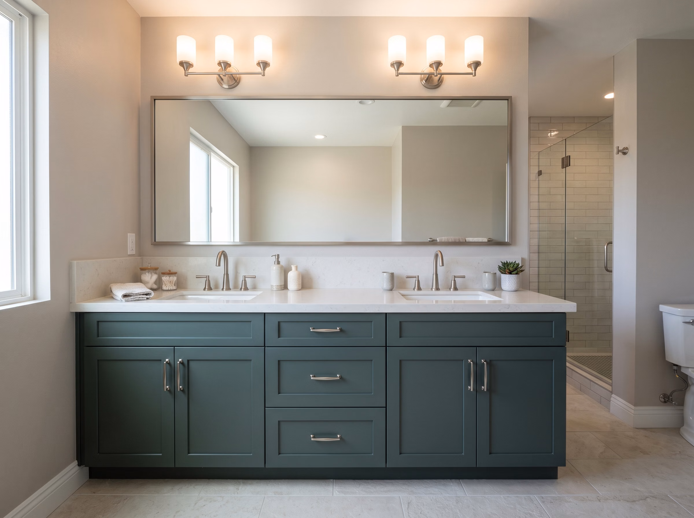 Vanity Sink Installation Double Vanity | San Diego Vanity Sink Installation Double Vanity in San Diego.