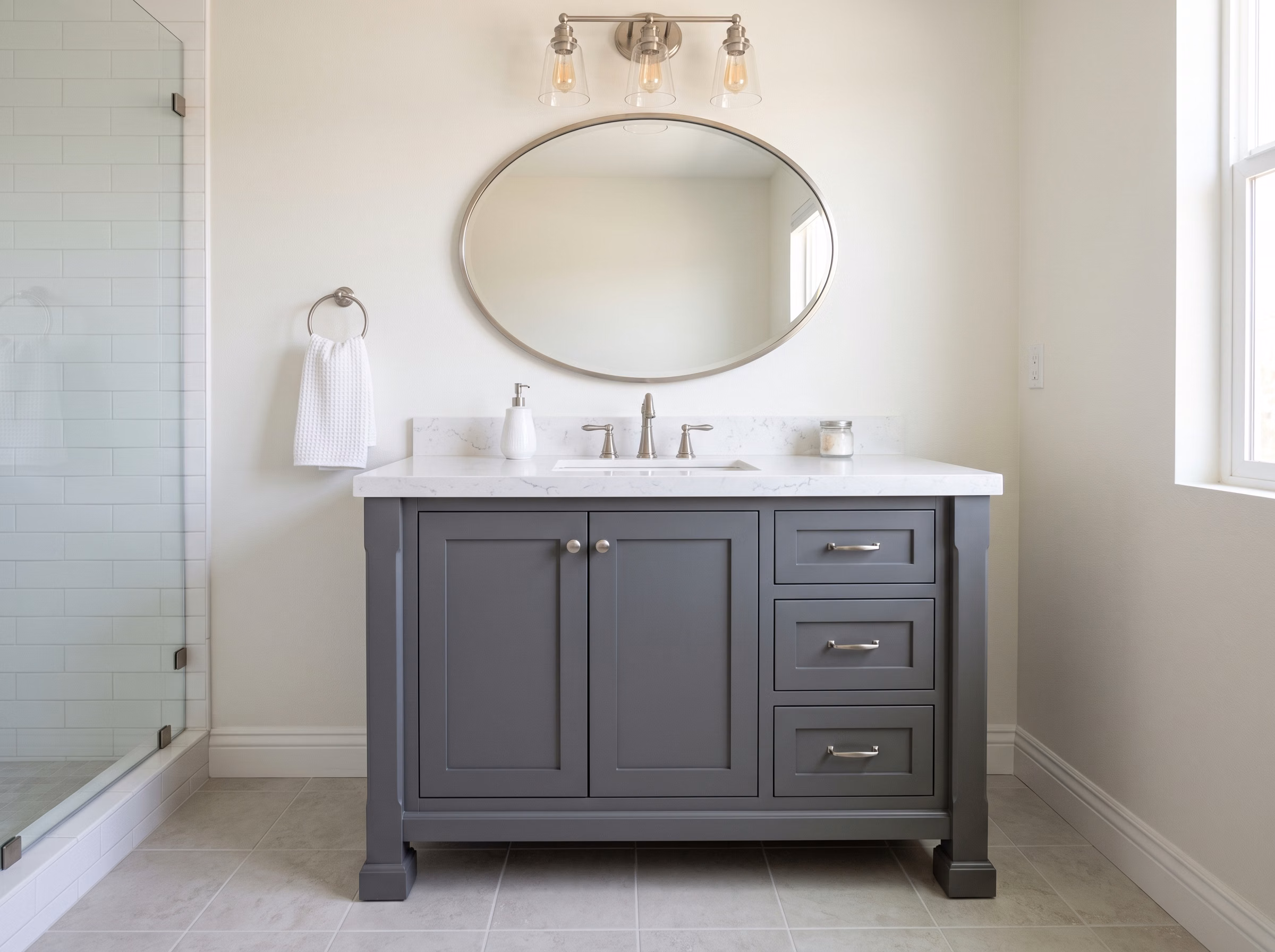 Vanity Sink Installation Freestanding Vanity | San Diego Vanity Sink Installation Freestanding Vanity in San Diego.