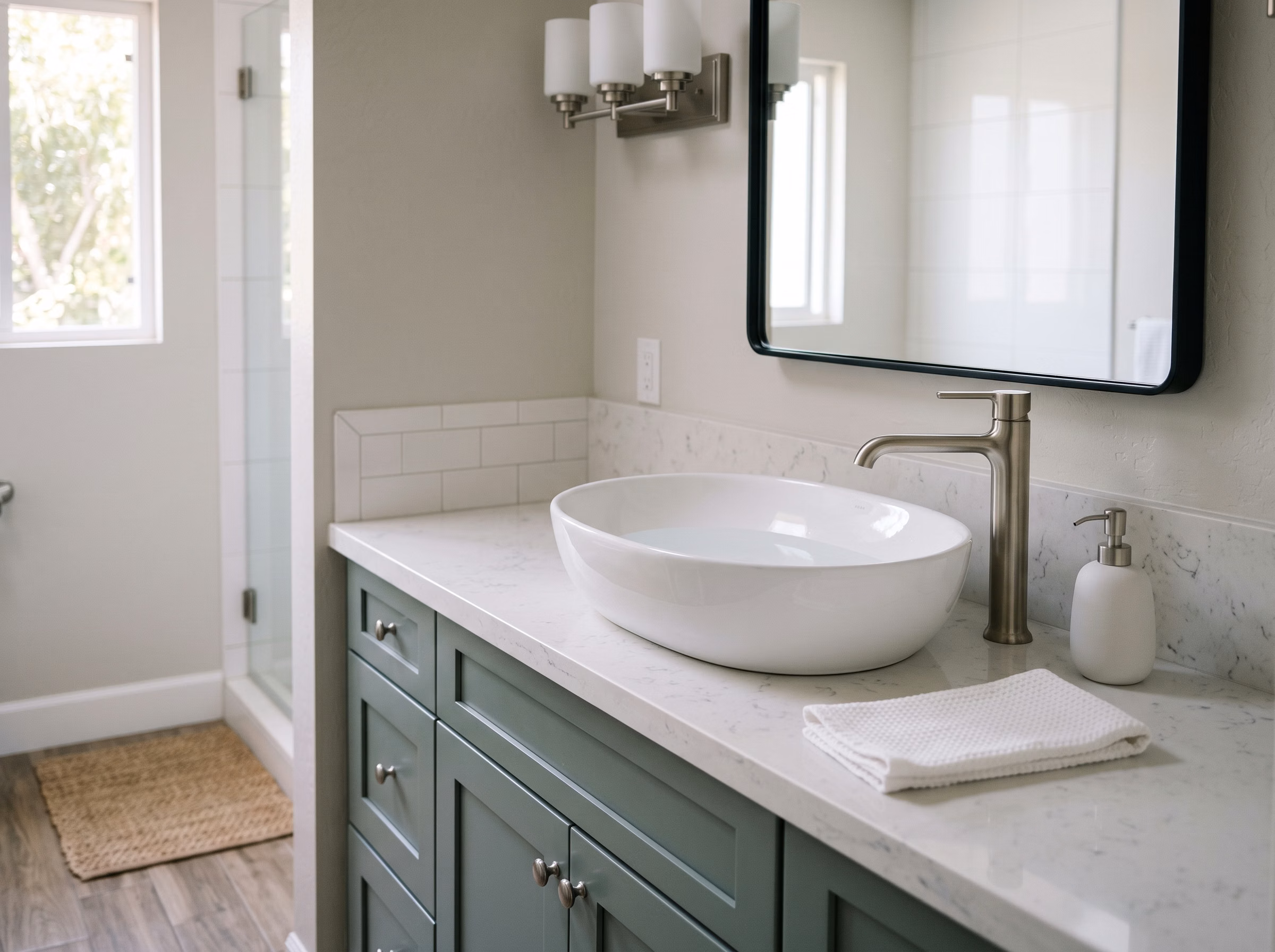 Vanity Sink Installation Vessel Sink Vanity | San Diego Vanity Sink Installation Vessel Sink Vanity in San Diego.