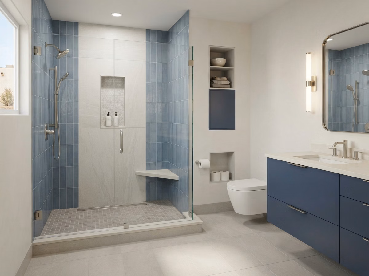 Tub to Shower Conversion Other Path in San Diego.