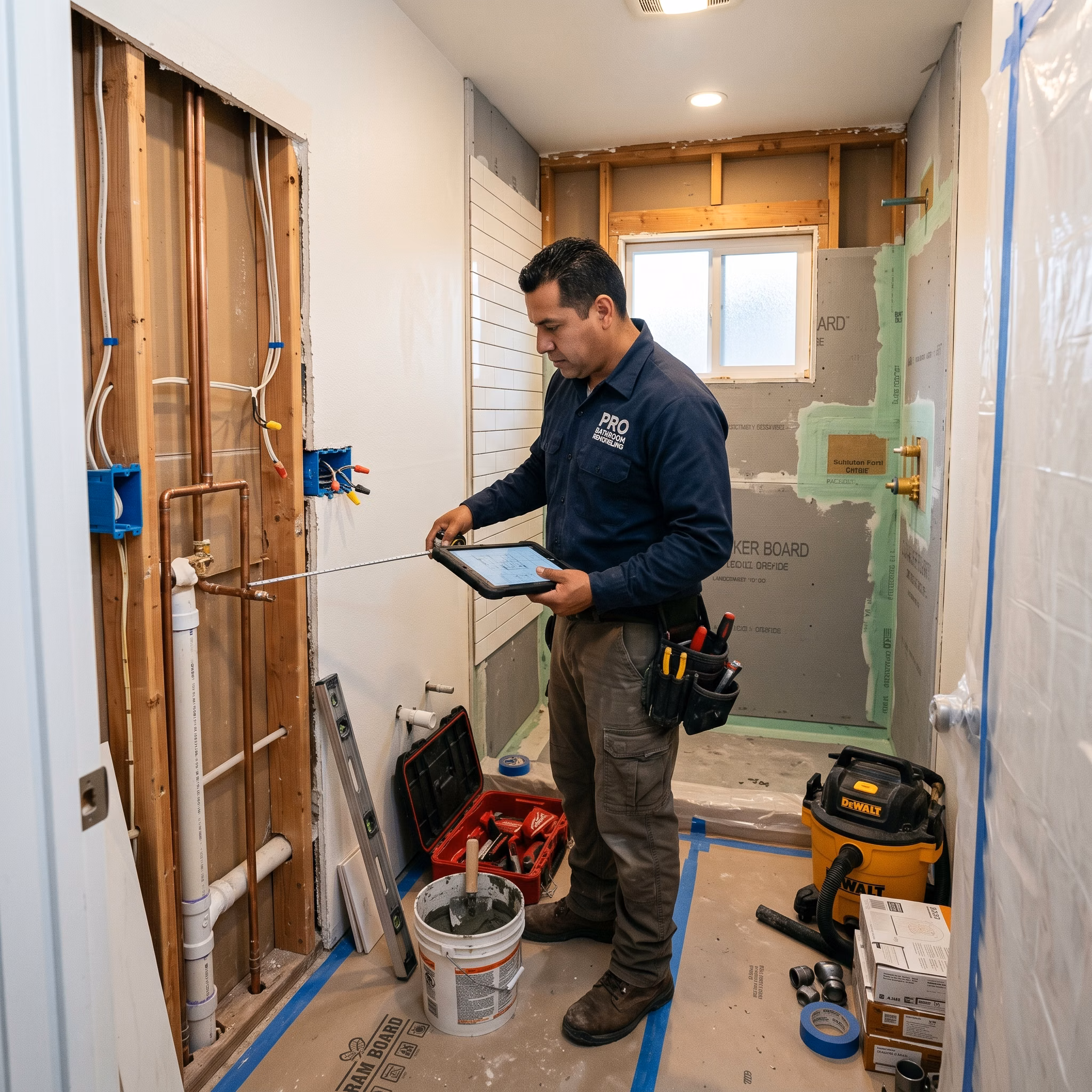 Bathroom Remodeling Process in San Diego.