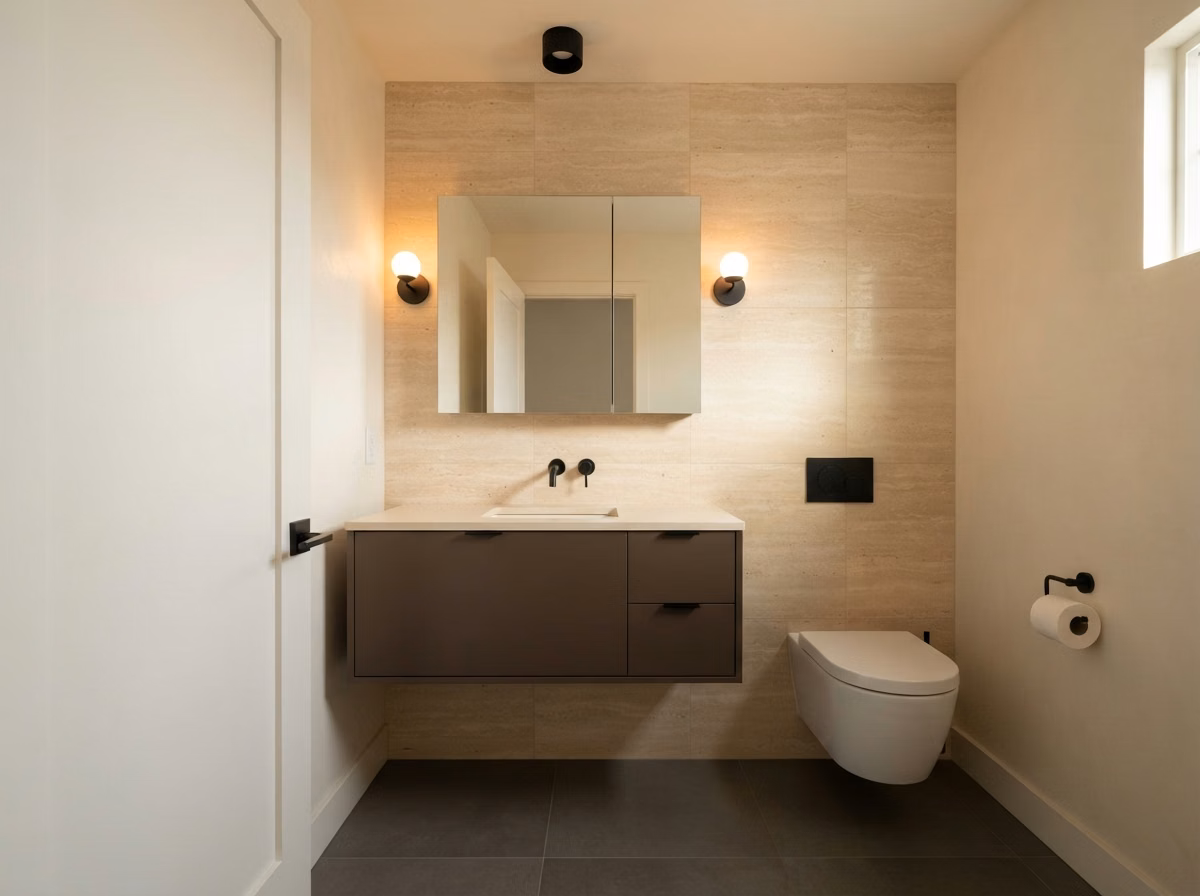 Powder Room Refresh Inspiration in San Diego.
