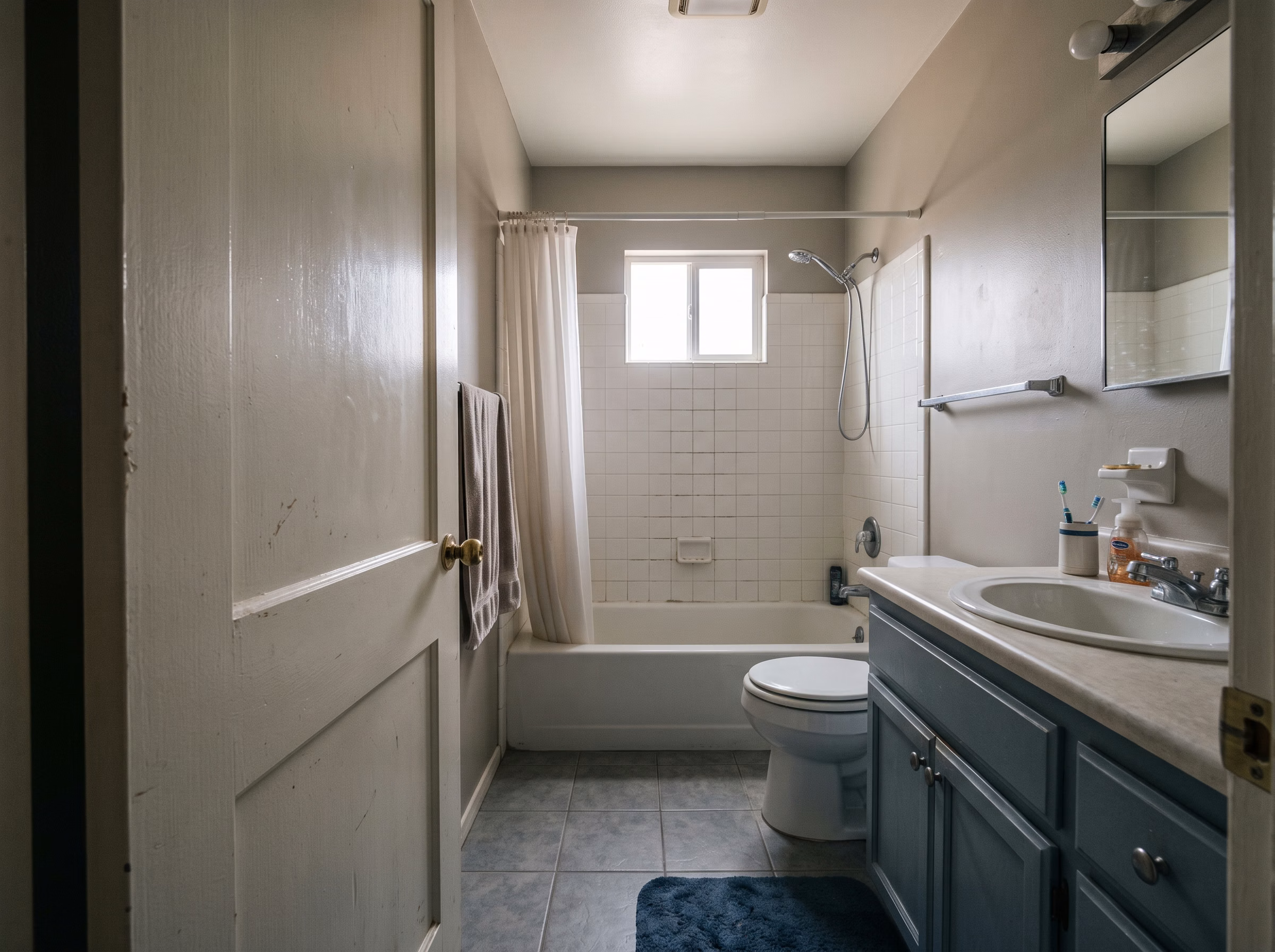 Small Bathroom Remodeling Before in San Diego.