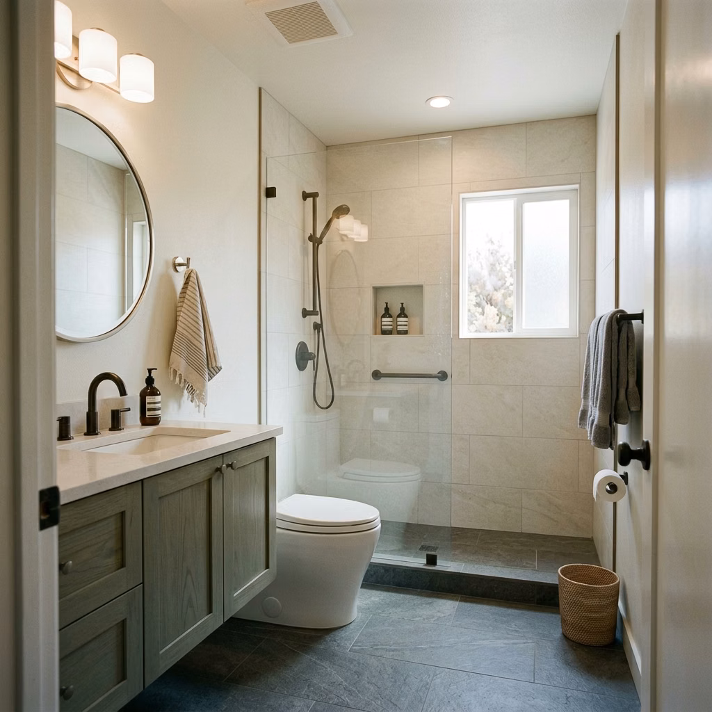 Small Bathroom Remodeling Six Approaches in San Diego.