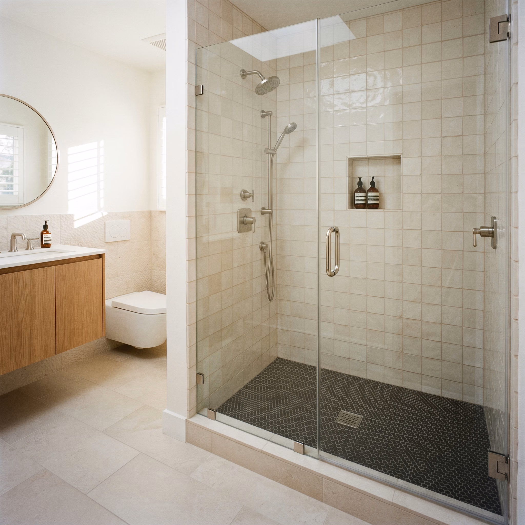 Tub to Shower Conversion Tile in San Diego.