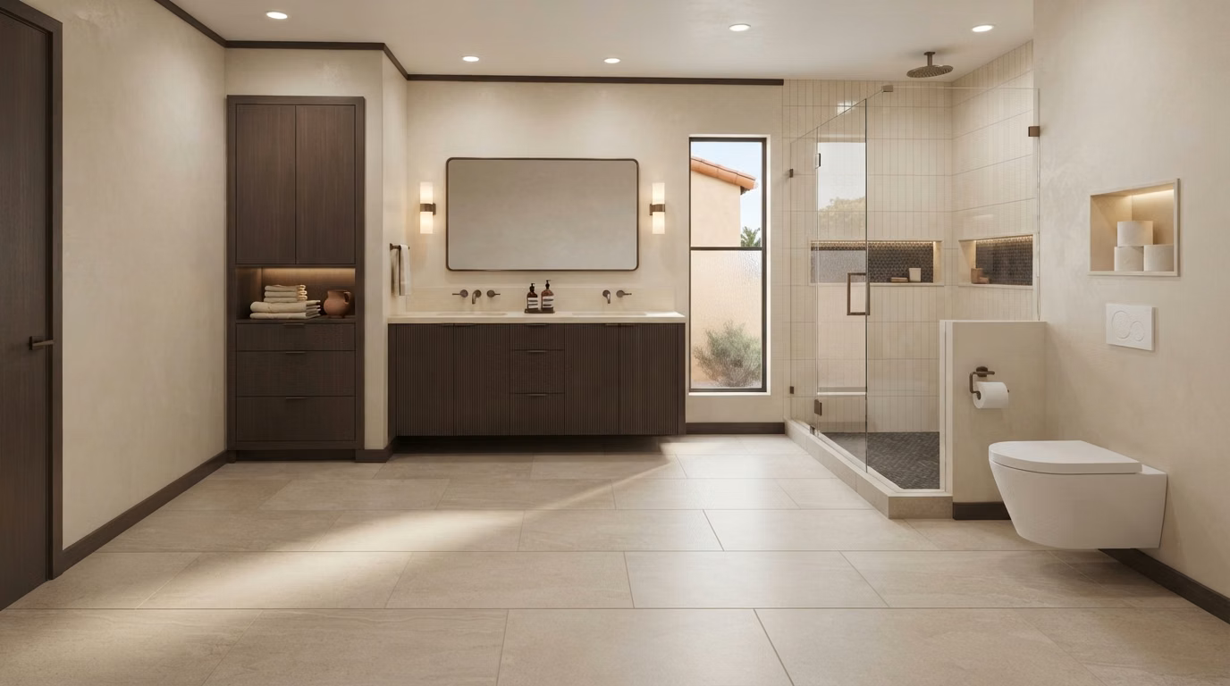 Bathroom Flooring Service in San Diego.
